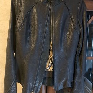 Leather Jacket with leather pants